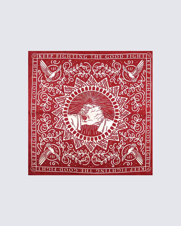 Motivational Quote Red Bandana