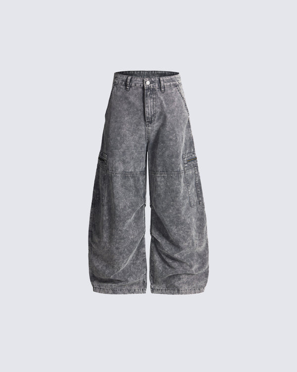 American Street High-Street Curved Blade Casual Pants