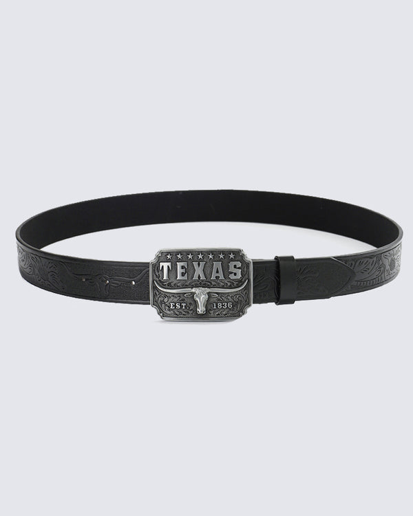 Texas Style Embossed Belt