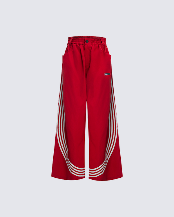 Retro Side Stripe Track Pants