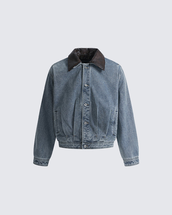 Autumn New Denim Motorcycle Jacket