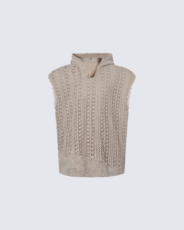 Bohemian Lace Crocheted Sleeveless Top