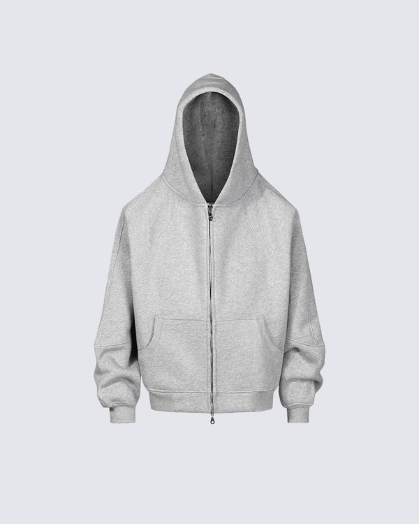 Epide Style Double Zip Heavyweight Hoodie