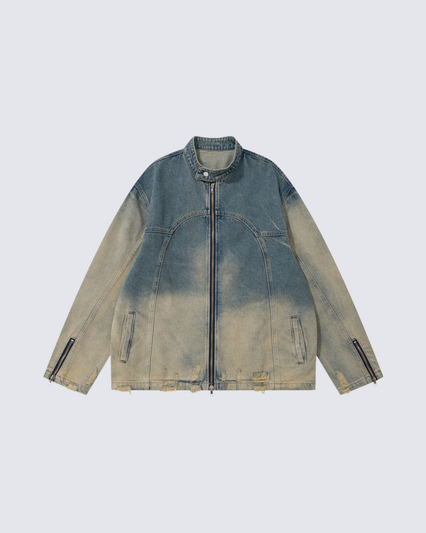 Washed Vintage Denim Jacket