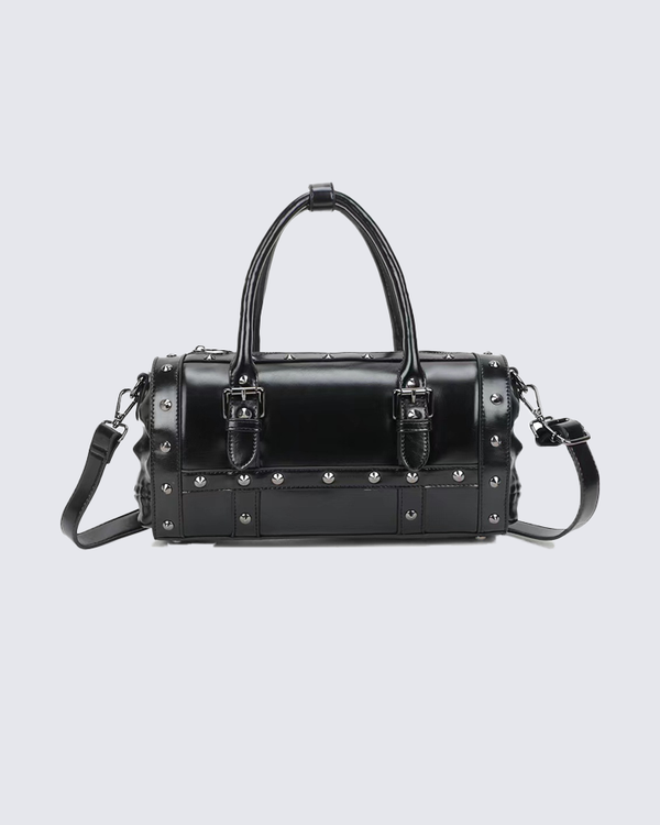Punk Skull Studded Crossbody Bag