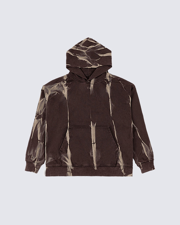 Tie-Dye Pattern Oversized Hoodie