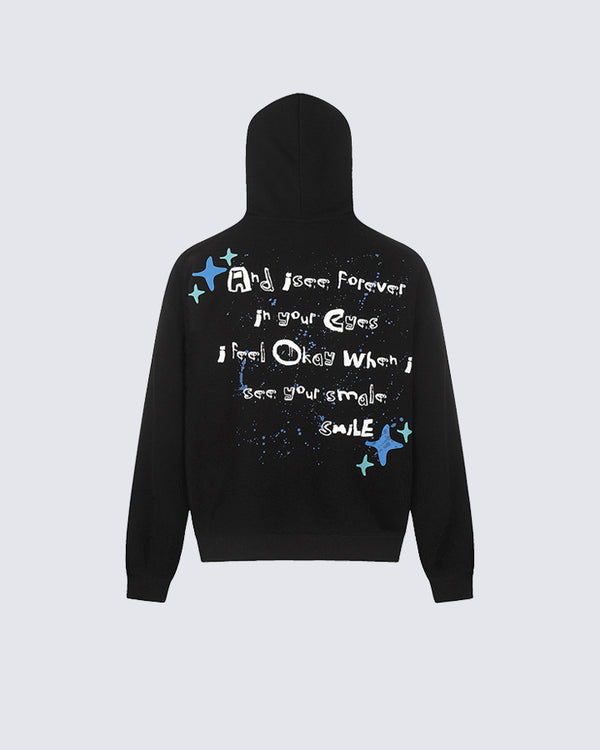 Starry Sky Graffiti Hoodie