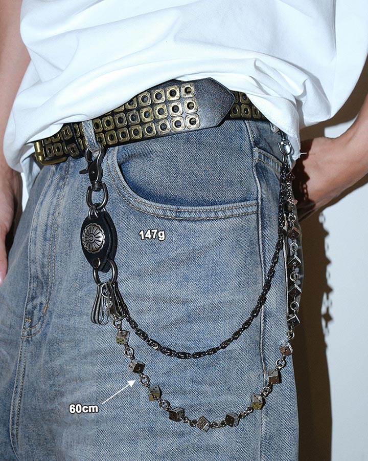 Chain Punk Style Punk Style Metal Chain Accessory โ KIIKIO
