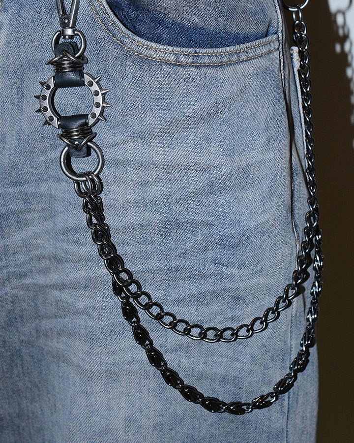 Chain Punk Style Punk Style Metal Chain Accessory โ KIIKIO