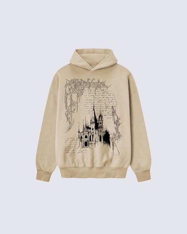 Gothic Castle Graphic Hoodies