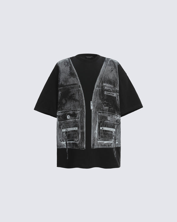 Graphic Printed Loose-Fit T-Shirt