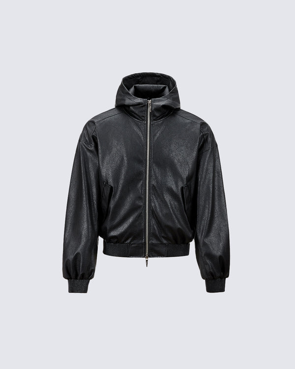 Retro PU Moto Jacket – Cleanfit Style