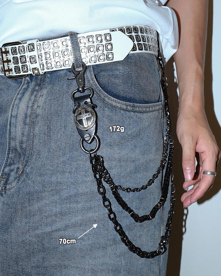 Chain Punk Style Punk Style Metal Chain Accessory โ KIIKIO