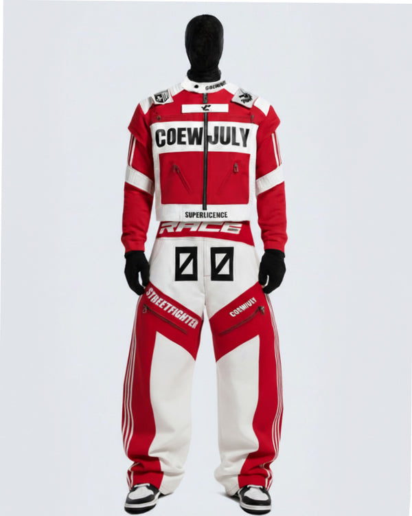Racing Style Jacket Set
