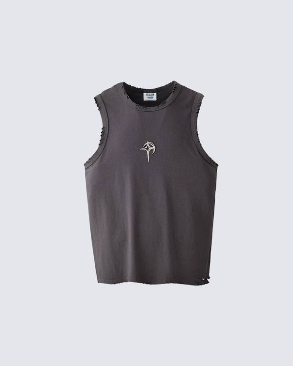 Vintage Oversized Distressed Tank Top