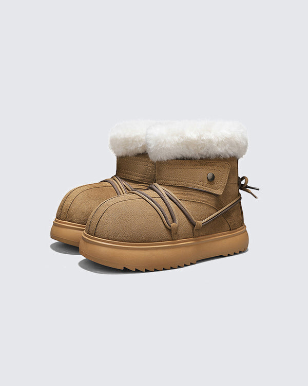 Capybara Suede Snow Boots