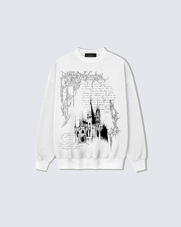 Gothic Castle Graphic Sweatshirt