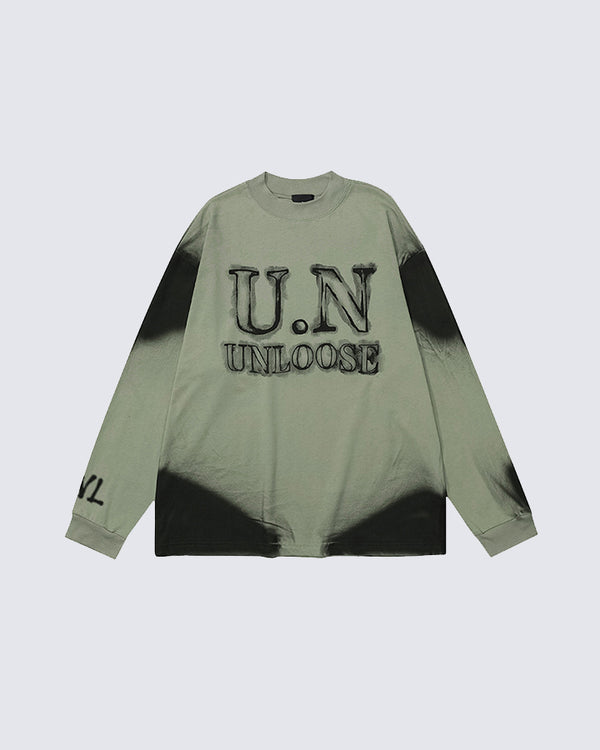 Unique Letter Print T-Shirt