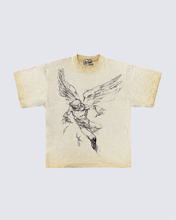 Creative Angel Design Short-Sleeve T-Shirt