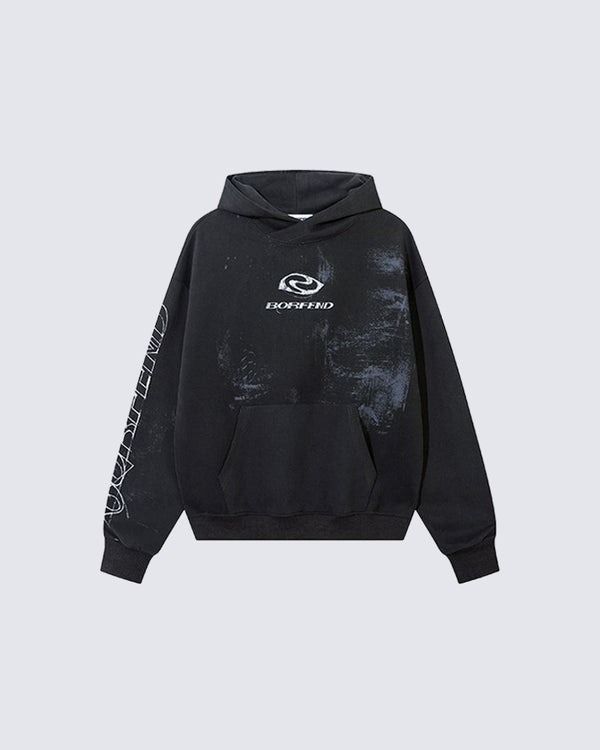 Printed Hooded Sweatshirt