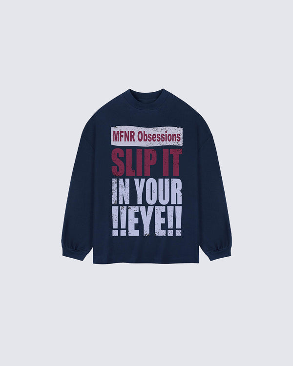 American Retro Letter Print Long Sleeve T-Shirt