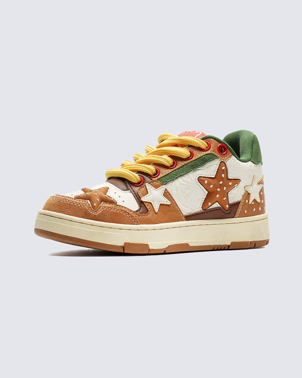 Burger & Fries Star Sneakers