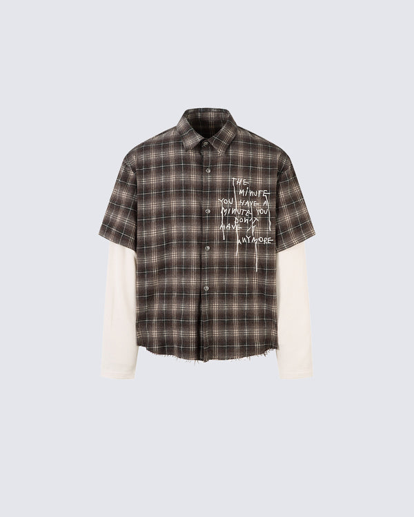 American Vintage Faux Two-Piece Shirt