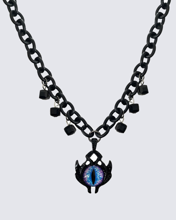 Gothic Evil Eye Necklace