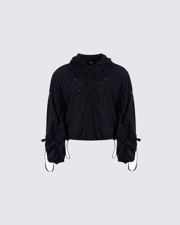 Lightweight UV-Protection Hooded Jacket with Adjustable Sleeves