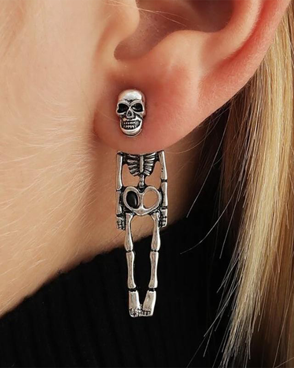 Punk Skeleton Earrings