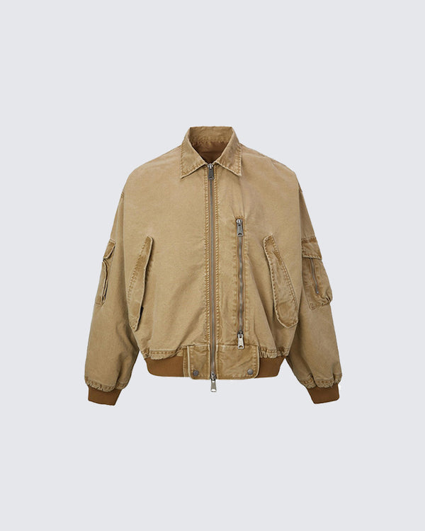 Barn Style Washed Vintage Workwear Jacket