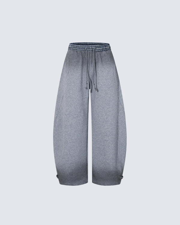 American Retro Minimalist Scimitar Casual Pants