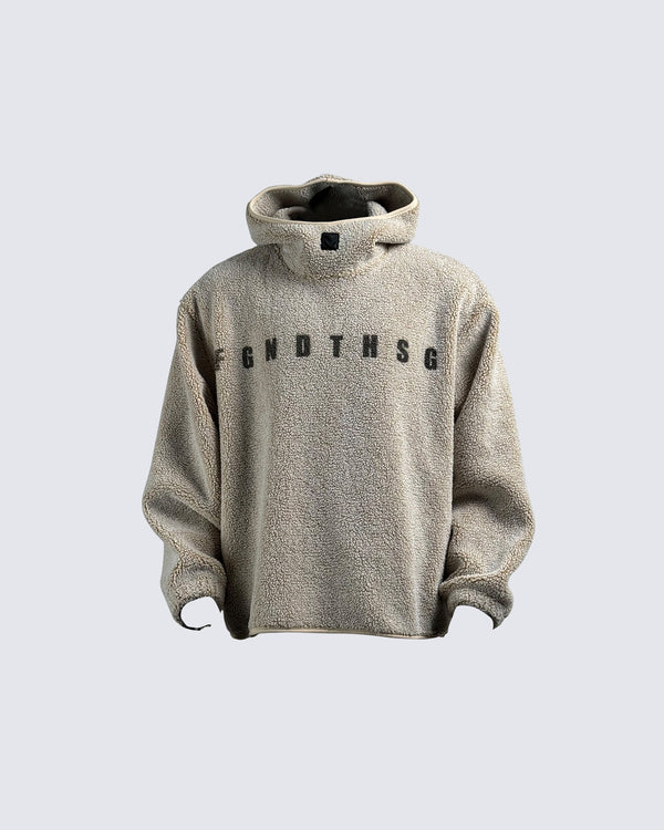 Warm Sherpa Pullover Sweatshirt