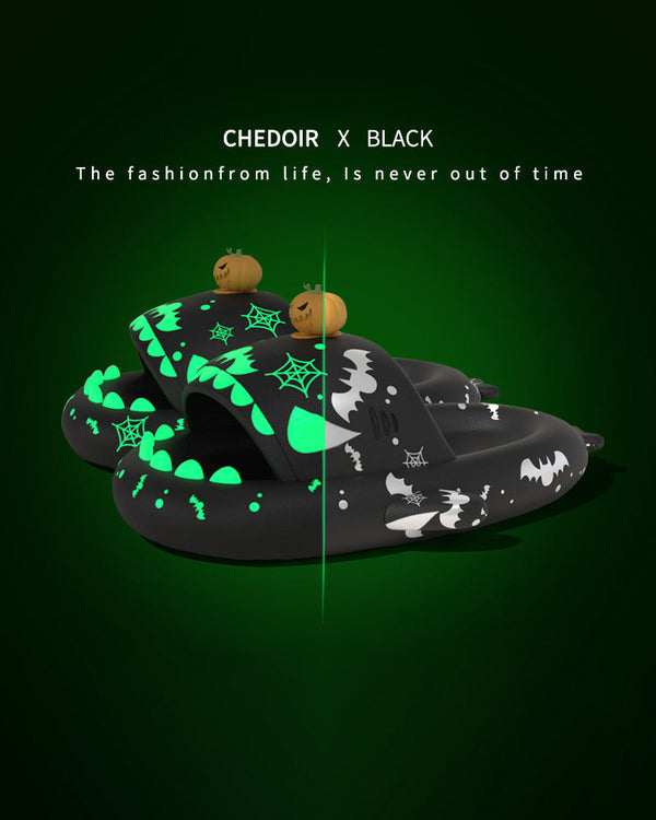 Ghost Shark Glow-in-the-Dark Sandals